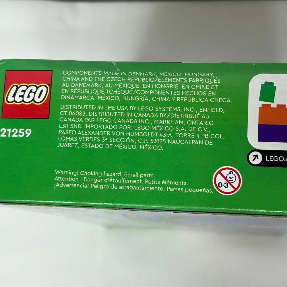 LEGO Minecraft 21259 The Pirate Ship Voyage 166 Pieces New Sealed Box
